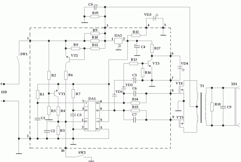 Преобразователь напряжения своими руками: как сделать инвертор (повышающий и понижающий) с 12В на 220В для различных нужд?