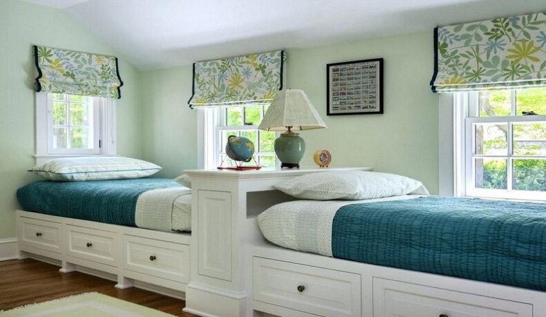 Как правильно поставить кровать в спальне любой площади