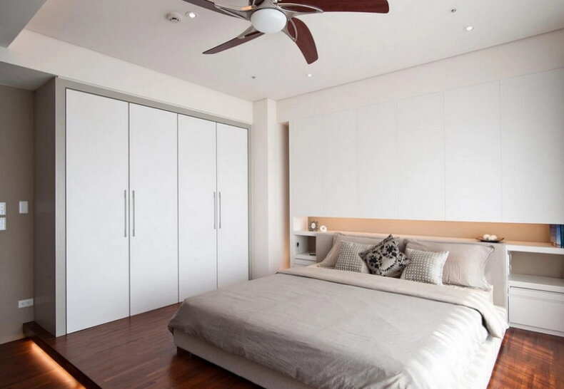 Как правильно поставить кровать в спальне любой площади