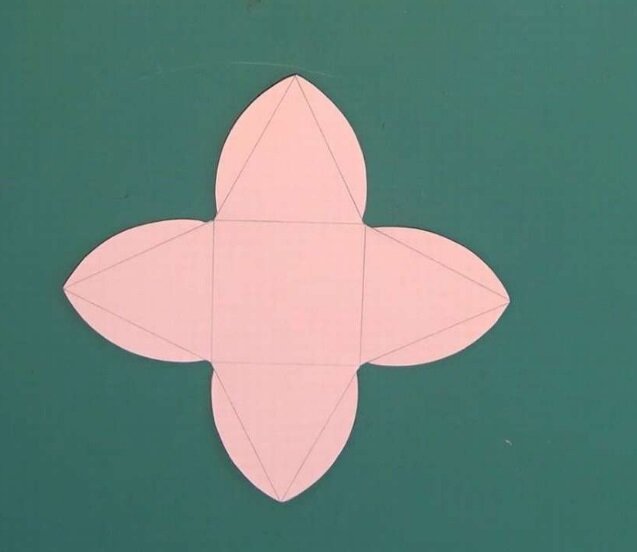 Пирамида из бумаги своими руками - схемы разных моделей и поэтапная инструкция