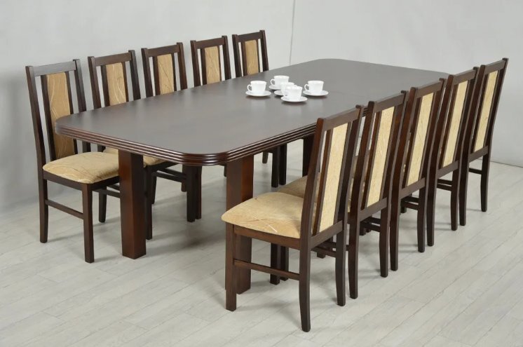 Стандартные формы и размеры обеденных кухонных столов - как выбрать подходящий